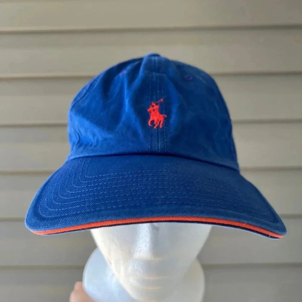 Polo Ralph Lauren Blue Hat 🧢 Pink Pony